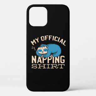 Mijn ambtenaar die shirt neigt, luie slapende Slot iPhone 12 Hoesje