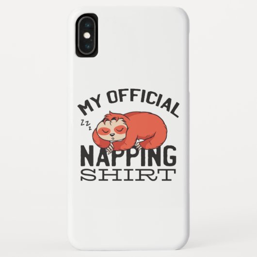 Mijn ambtenaar die shirt neigt - wazige slapende s Case-Mate iPhone case (Achterkant)
