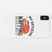Mijn ambtenaar die shirt neigt - wazige slapende s Case-Mate iPhone case (Achterkant (horizontaal))