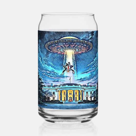 Mijn Amerikaanse droom Blikvorm Glas (Achterkant)