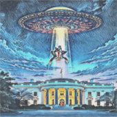 Mijn Amerikaanse droom Sticker (Voorkant)