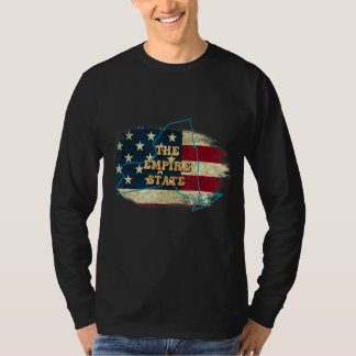Mijn Amerikaanse vlag motto T-shirt