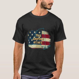 Mijn Amerikaanse vlag motto T-shirt