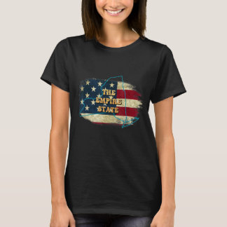 Mijn Amerikaanse vlag motto T-shirt