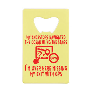 Mijn ancestors navigeerden Gebruikend sterren ik m Kredietkaart Flessenopener