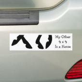 Mijn andere 4x4 Bumpersticker (Op auto)