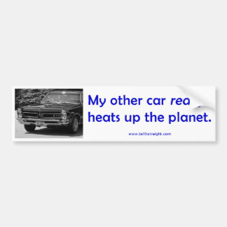 Mijn andere auto (65 GTO) Bumpersticker