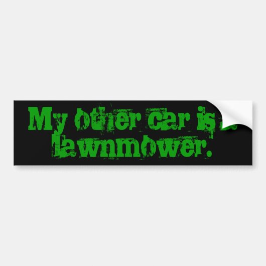 Mijn andere auto bumpersticker (Voorkant)