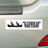 Mijn andere auto - Bumpersticker (Op auto)