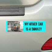 MIJN ANDERE AUTO... BUMPERSTICKER (Op auto)