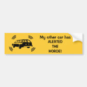 Mijn andere auto heeft... bumpersticker (Voorkant)