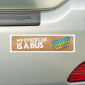 Mijn andere auto is een buskruitster bumpersticker (Op auto)