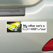 Mijn andere auto is een Chevy Bumpersticker (Op auto)