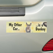 Mijn andere auto is een Donkey bumper sticker (Op auto)