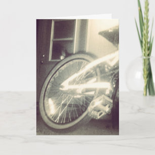 "Mijn andere auto is een fiets" Wenskaart Betersch Kaart