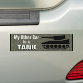 Mijn andere auto is een flinnige. bumpersticker (Op auto)