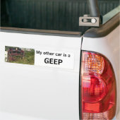Mijn andere auto is een GEEP Bumpersticker (Op Truck)