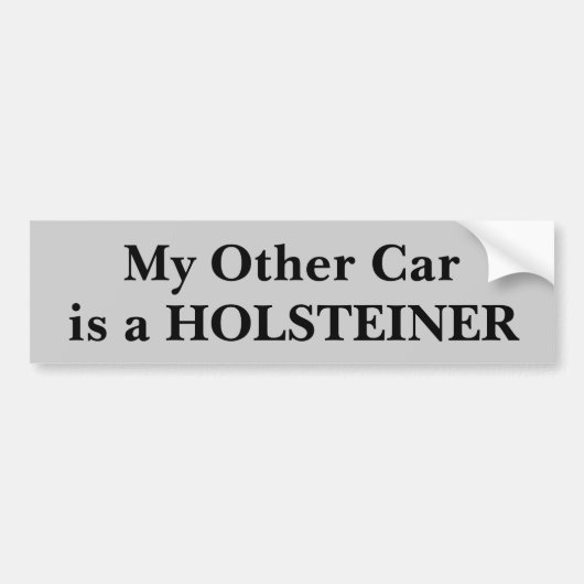 Mijn andere auto is een holsteiner bumpersticker (Voorkant)