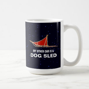 Mijn andere auto is een hond die is geslagen koffiemok