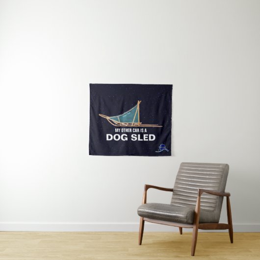 Mijn andere auto is een hondenbloem - Alaska Wandkleed (In Situ (horizontaal))