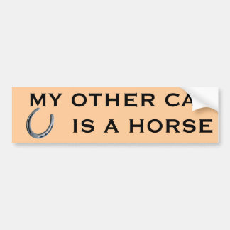 MIJN ANDERE AUTO IS EEN HOREN BUMPERSTICKER