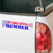 Mijn andere auto is een Hummer Bumpersticker (Op Truck)