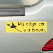 Mijn andere auto is een kamer bumpersticker (Op auto)