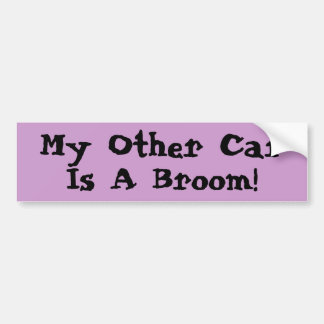 Mijn andere auto, is een kamer. bumpersticker