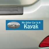 Mijn andere auto is een Kayak Bumpersticker (Op auto)