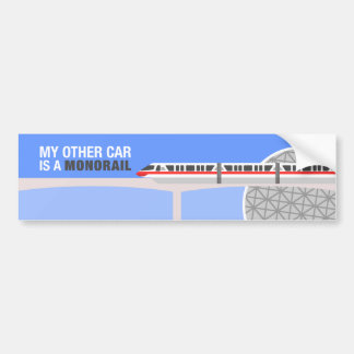 Mijn andere auto is een monorail Bumpersticker