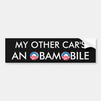Mijn andere auto is een Obamobile Bumpersticker