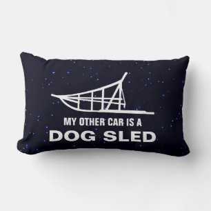 Mijn andere auto is een slede. kussen