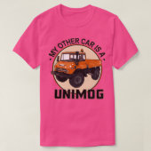 Mijn andere auto is een Unimog-Sinaasappel T-shirt (Design voorkant)