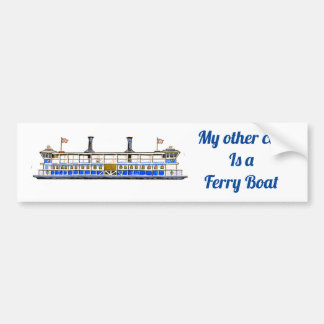 Mijn andere auto is een veerbotenbumper. bumpersticker