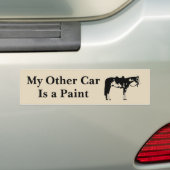 Mijn andere auto is een verf bumpersticker (Op auto)