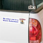 Mijn andere auto is een voorstad van de Sears Bumpersticker (Op Truck)