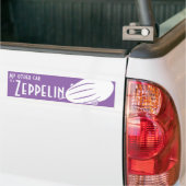 Mijn andere auto is een Zeppelin bumper sticker (Op Truck)