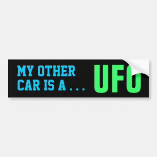 MIJN ANDERE AUTO - UFO-bumpersticker Bumpersticker