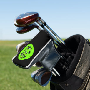Mijn andere bal is een augurk golfer groene pickle golfheadcover