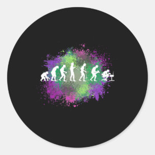 Mijn andere computer is uw computerevolutie van Ma Ronde Sticker