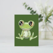 Mijn andere groene kikkervis Briefkaart (Staand voorkant)
