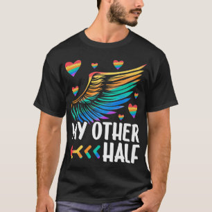 Mijn andere Half-LGBTQ+-paar komt overeen met homo T-shirt