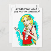 Mijn andere helft briefkaart (Voorkant / Achterkant)