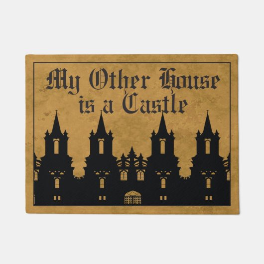 Mijn andere huis is een Castle Deurmat (Voorkant)
