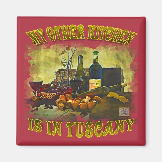 Mijn andere keuken is... Magnet Magneet (Voorkant)