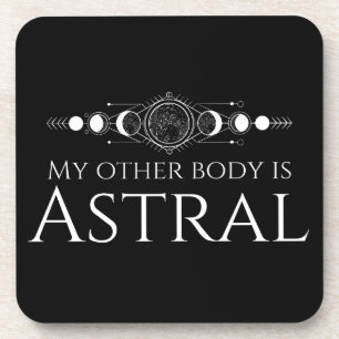 Mijn andere lichaam is astral bier onderzetter