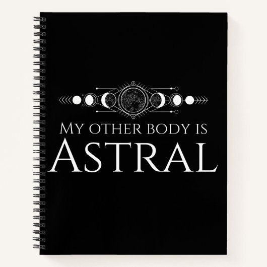 Mijn andere lichaam is Astral Notitieboek (Voorkant)
