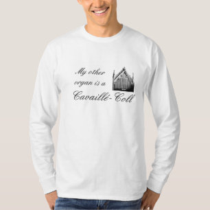 "Mijn andere orgaan is" muziekt-shirt T-shirt