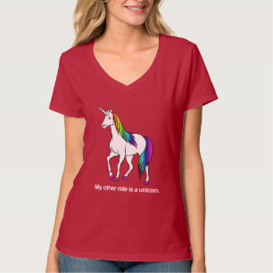 MIJN ANDERE RIDE IS EEN UNICORN T-SHIRT