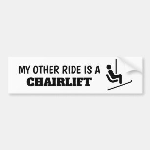 Mijn andere Ride is een voorzitter Sticker